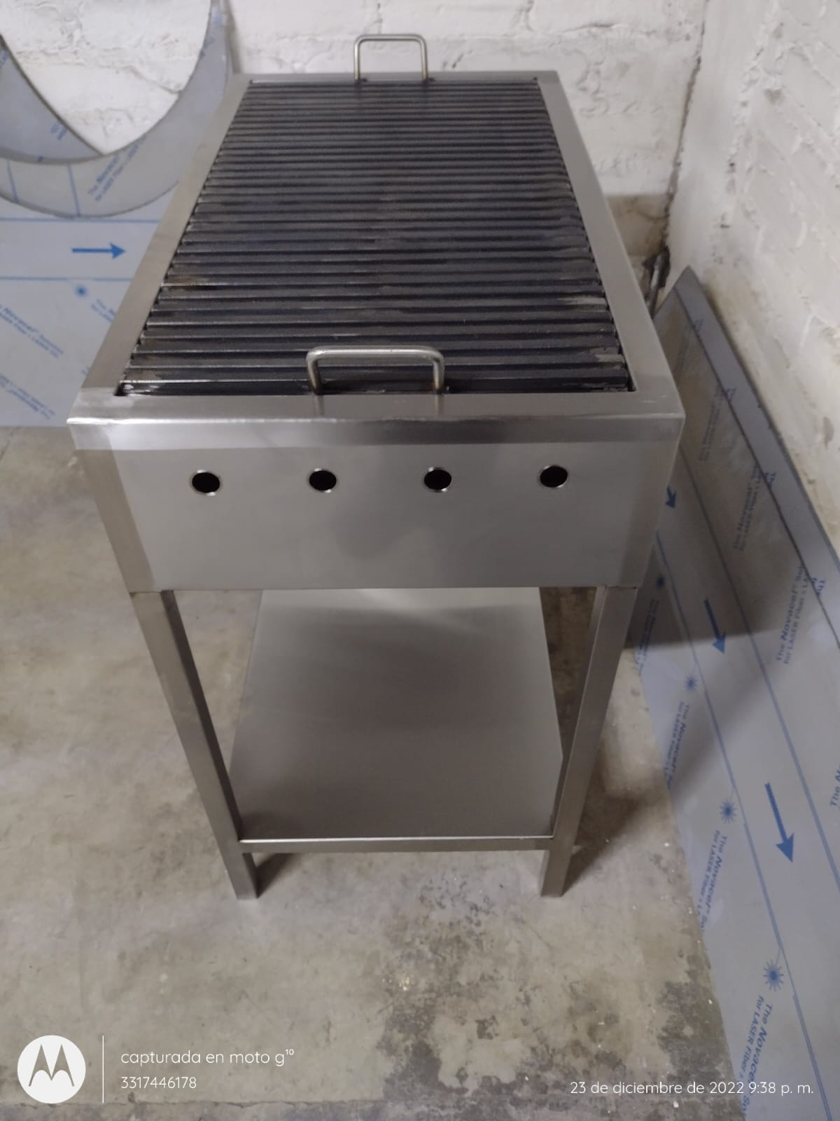 Asador de Carbón Industrial en Acero Inoxidable 8 Asador de Carbón Industrial en Acero Inoxidable - Acero Inoxidable - centroag.com