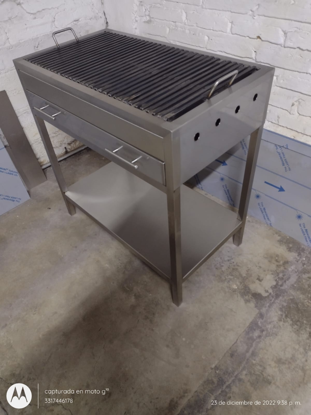 Asador de Carbón Industrial en Acero Inoxidable 7 Asador de Carbón Industrial en Acero Inoxidable - Acero Inoxidable - centroag.com