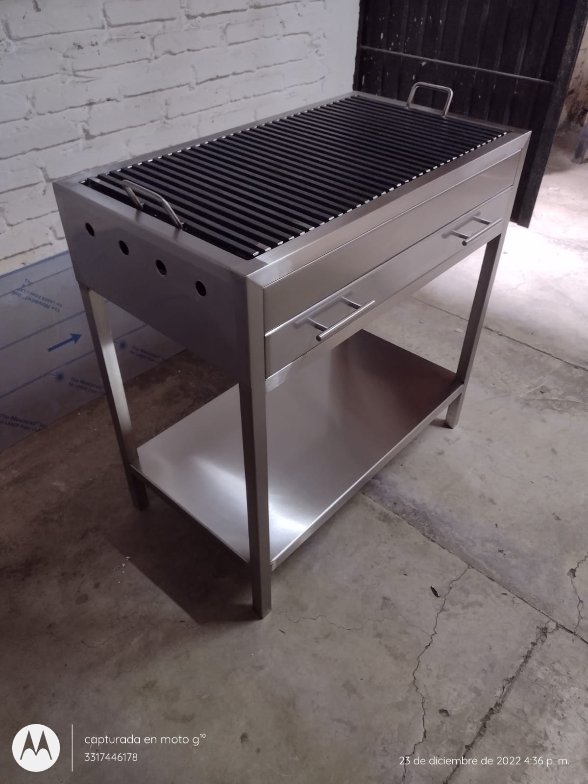 Asador de Carbón Industrial en Acero Inoxidable 5 Asador de Carbón Industrial en Acero Inoxidable - Acero Inoxidable - centroag.com