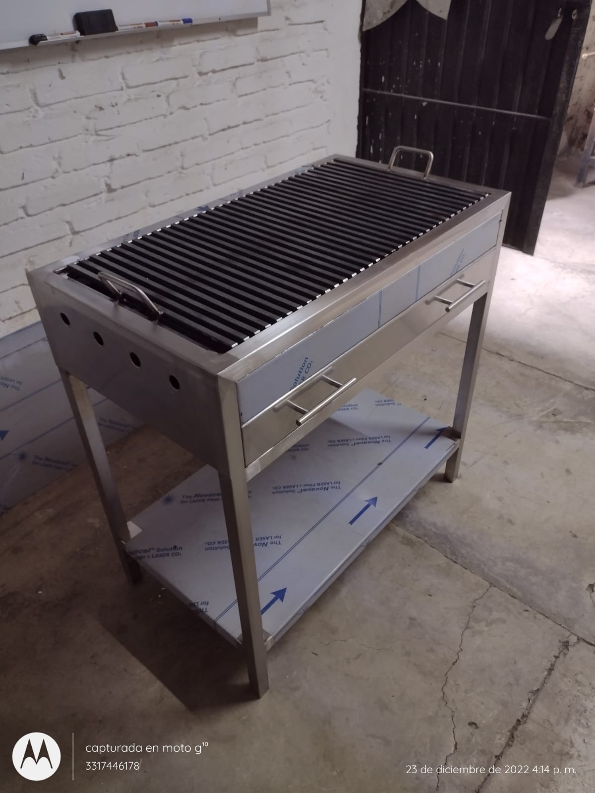 Asador de Carbón Industrial en Acero Inoxidable 3 Asador de Carbón Industrial en Acero Inoxidable - Acero Inoxidable - centroag.com