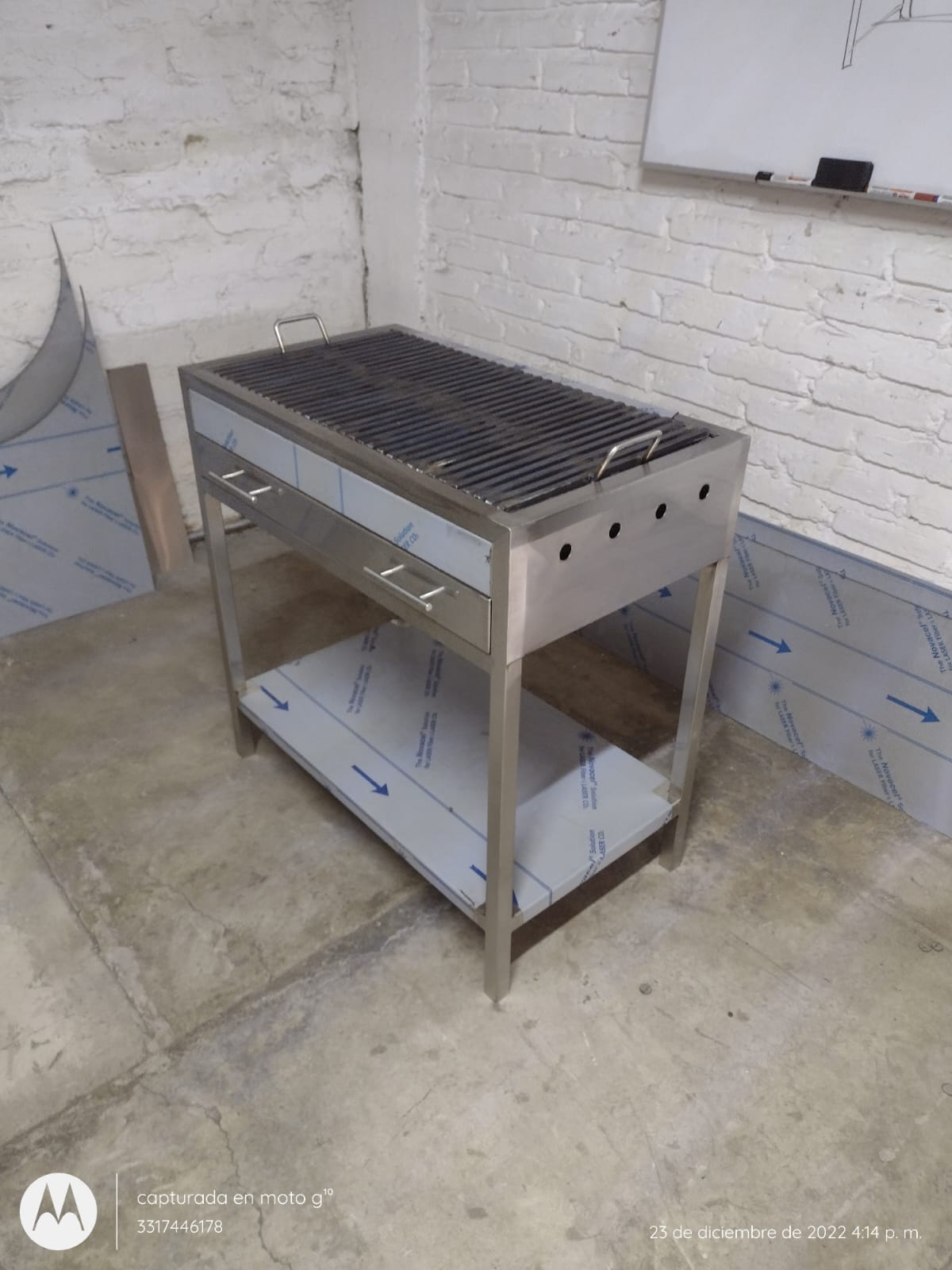 Asador de Carbón Industrial en Acero Inoxidable 2 Asador de Carbón Industrial en Acero Inoxidable - Acero Inoxidable - centroag.com