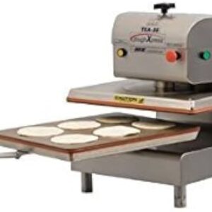 DoughXpress TXA-SS - Pulsador de aire automático de acero inoxidable con doble calefacción, 220 V, 45 cm de ancho x 63,5 cm d