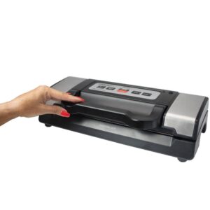 Maxxo VM Comfort - Máquina de aspiradora automática profesional para alimentos (acero inoxidable, 12 l/min, 110 W - Acero Ino