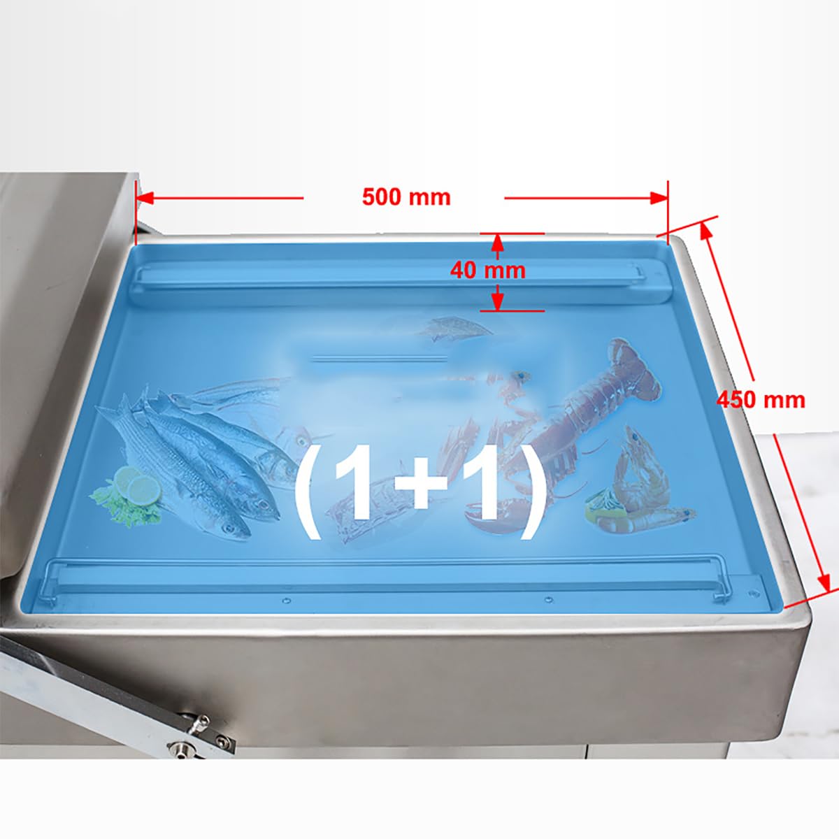 Selladora Al Vacío De Alimentos De Dos Cámaras, Máquina De Envasado Al Vacío De Acero Inoxidable, Longitud De Sellado De Doble Cámara De 15,7 Pulgadas, Para Carne, Frutas Y Verdura 6 Selladora Al Vacío De Alimentos De Dos Cámaras, Máquina De Envasado Al Vacío De Acero Inoxidable, Longitud De Sellado De Dobl