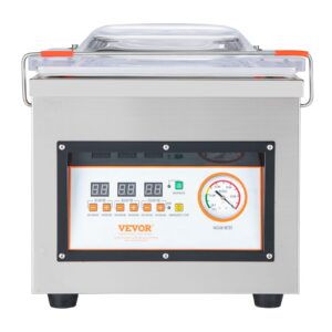 VEVOR Sellador al aspiradora de cámara DZ-260C sellador al aspiradora de cámara de alimentos de cocina, sellador de máquina d