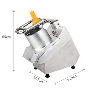 HUSHHAAMPP Máquina ralladora de Queso eléctrica Comercial 750W Máquina cortadora de procesadores de Verduras Trituradora de A