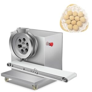 Máquina redondeadora completamente automática, máquina formadora masa de mochi comercial 200 W, con diseño de transportador y