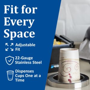 San Jamar C6500C - Dispensador de tazas (acero inoxidable) - Maquinaria - centroag.com