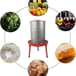 SLGGPJBU Prensa de Frutas, Prensa de Sidra de Acero Inoxidable, Prensa de Sidra hidráulica, Extractor de Queso con Cera de Ab