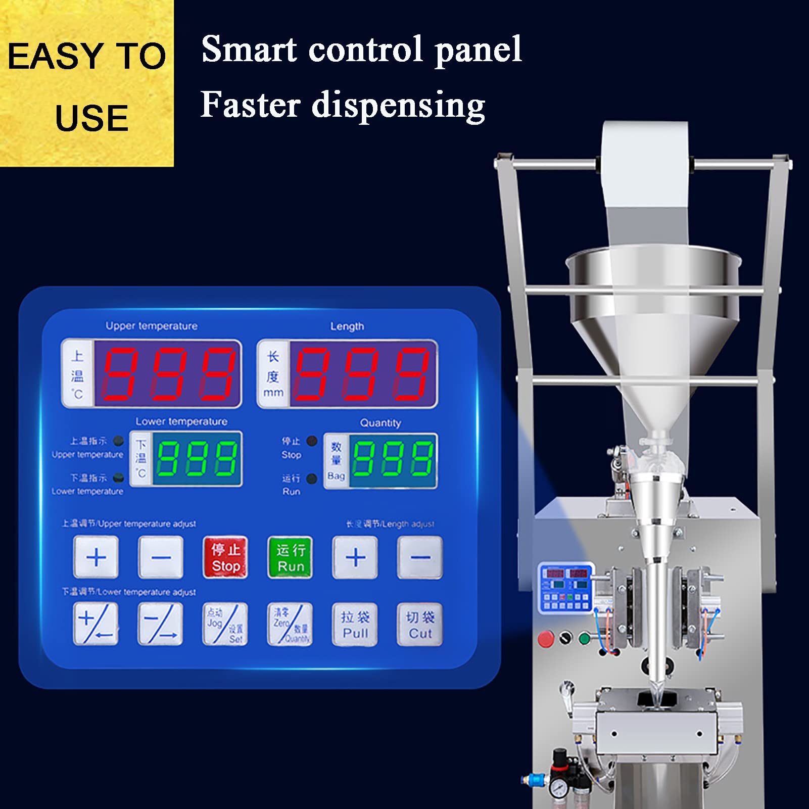 LYXWGRZD Máquina De Envasado De Líquidos Automática De Llenado De Pasta,Máquina De Llenado De Salsa/Aceite/Leche/Miel,Acero Inoxidable,Equipo De Envasado Cuantitativo De Alimentos (Size : F) 3 LYXWGRZD Máquina De Envasado De Líquidos Automática De Llenado De Pasta,Máquina De Llenado De Salsa/Aceite/Leche/Miel,Acero I