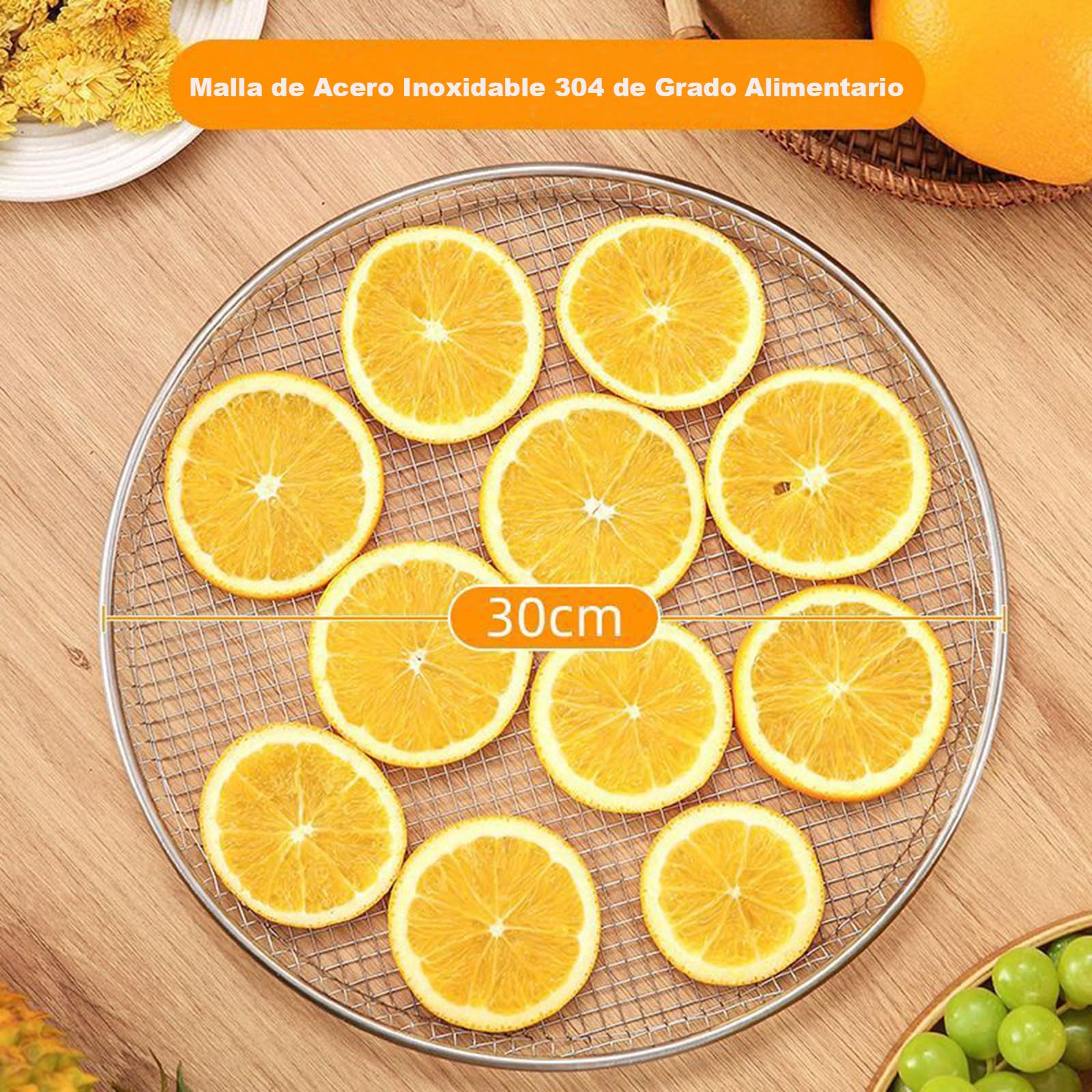Máquina deshidratadora de alimentos comercial, Deshidratador de alimentos 20 bandejas, rotación automática de 360 °, adecuado para alimentos, cecas, alimentos para mascotas, hierbas, verduras, frutas 7 Máquina deshidratadora de alimentos comercial, Deshidratador de alimentos 20 bandejas, rotación automática de 360 °, adecuado