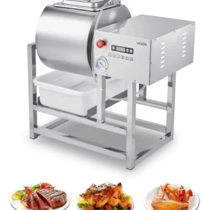 Marinador eléctrico Comercial de Carne - Máquina con Bomba de vacío de Acero Inoxidable de 45 l para Curar cecina, Salchichas